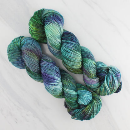 The Lord of the Rings Collection - EOWYN MEETS WITH ARAGORN Hand Dyed on Buttery Soft DK - Splashed & Speckled Yarn
