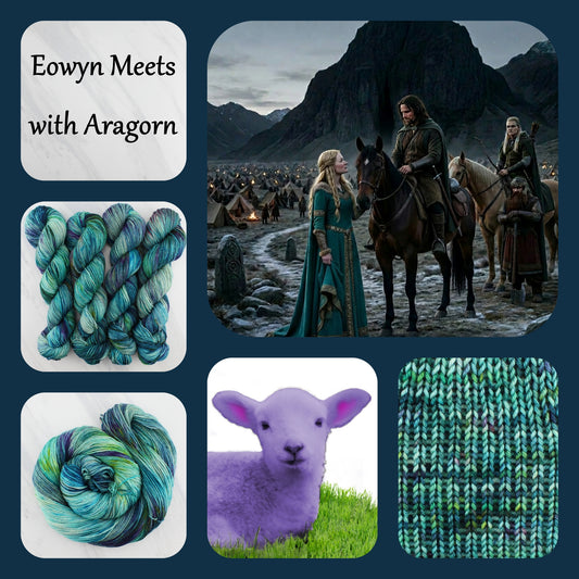 The Lord of the Rings Collection - EOWYN MEETS WITH ARAGORN - Yarn Dyed to Order