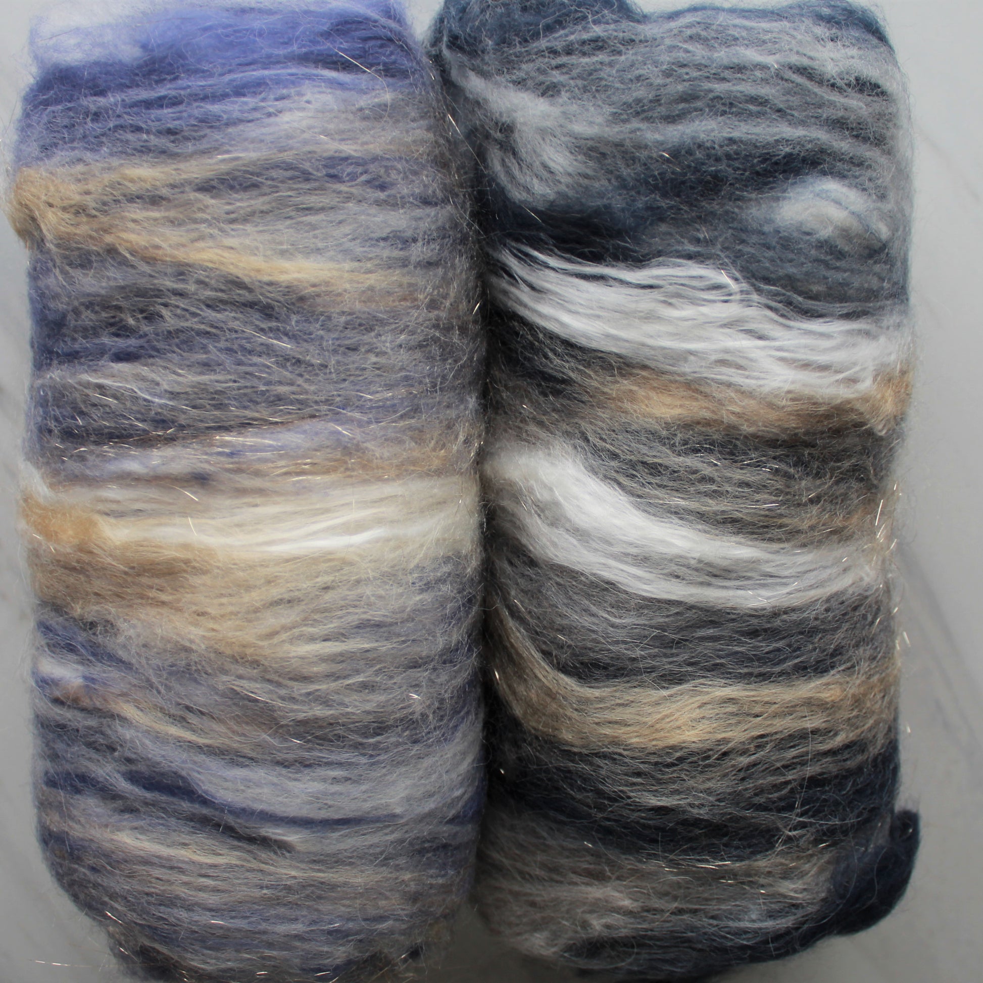 EOWYN'S MANTLE Art Batt to Spin or Felt - Purple Lamb