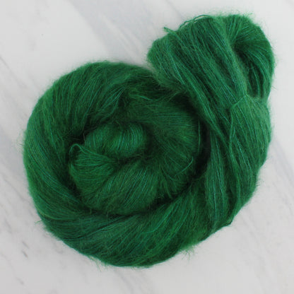 EVERGREEN Hand Dyed on Suri Lace Cloud - Semi-Solid Yarn