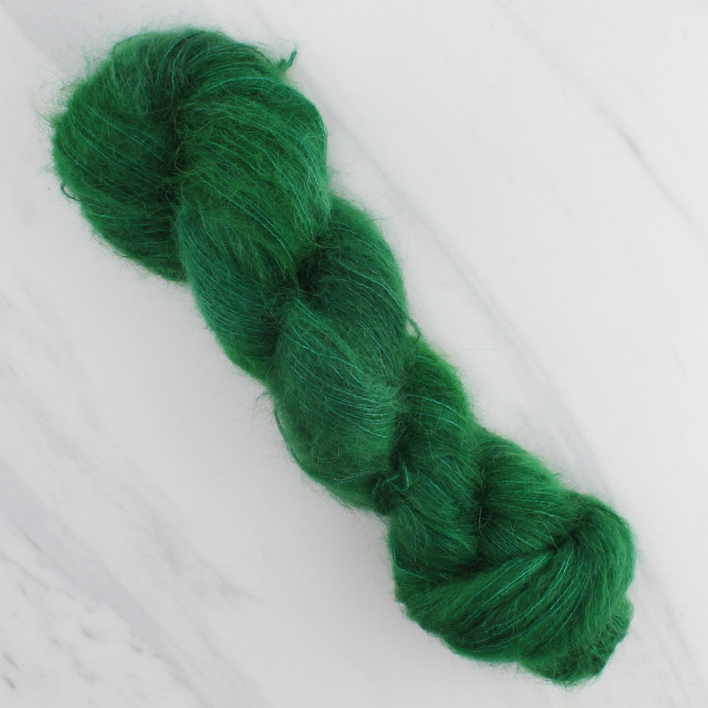 EVERGREEN Hand Dyed on Suri Lace Cloud - Semi-Solid Yarn