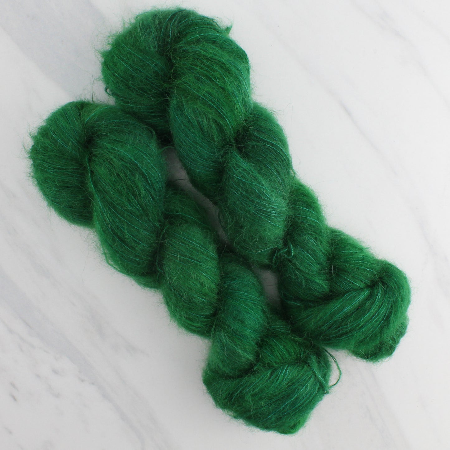 EVERGREEN Hand Dyed on Suri Lace Cloud - Semi-Solid Yarn