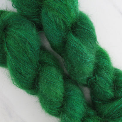 EVERGREEN Hand Dyed on Suri Lace Cloud - Semi-Solid Yarn