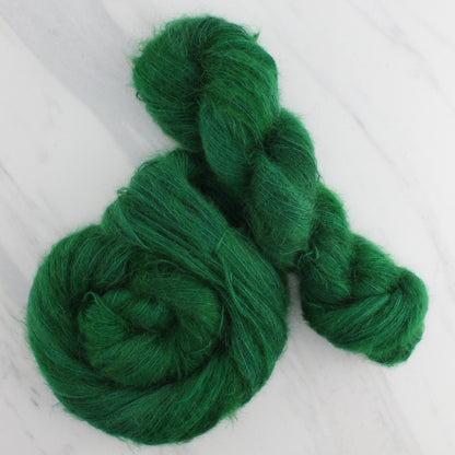 EVERGREEN Hand Dyed on Suri Lace Cloud - Semi-Solid Yarn