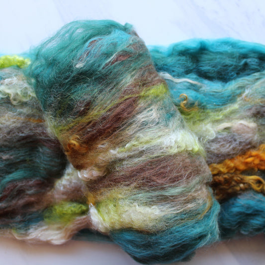 FANGORN FOREST Spinning Fiber Batt - Purple Lamb