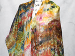 AFREMOV'S FAREWELL TO ANGER Hand-Dyed Silk Shawl - 35 x 84 inches