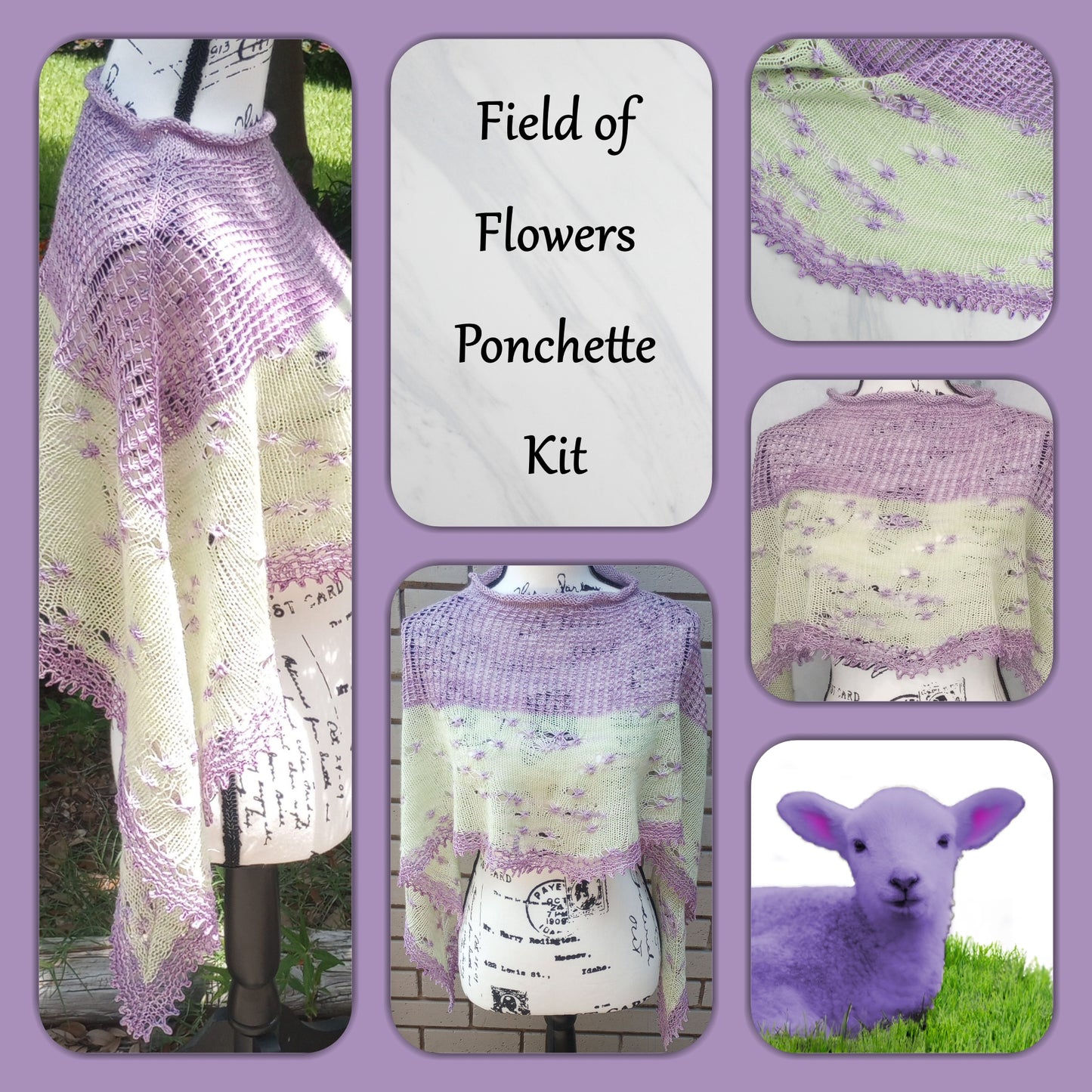 FIELD OF FLOWERS PONCHETTE KIT - Dyed to Order