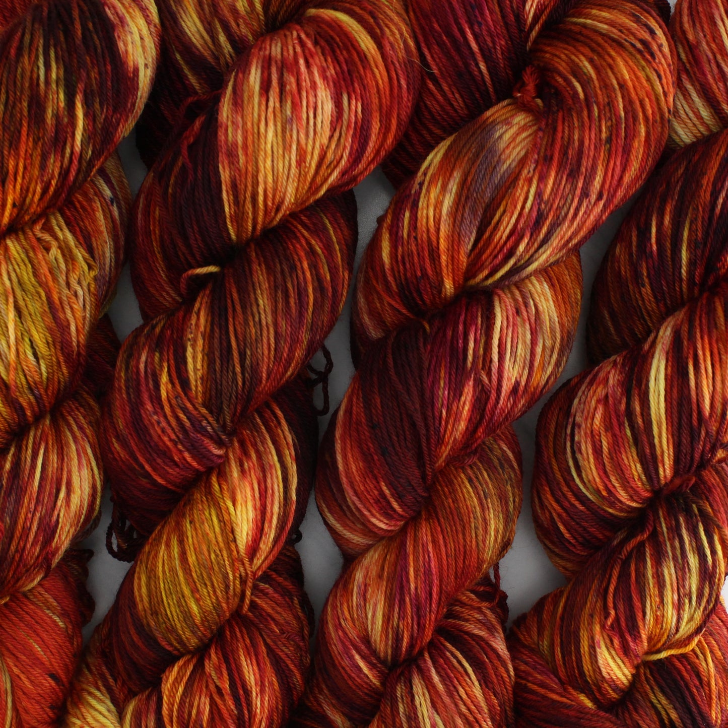 FIRE - Yarn Dyed to Order - Splashed and Speckled Yarn