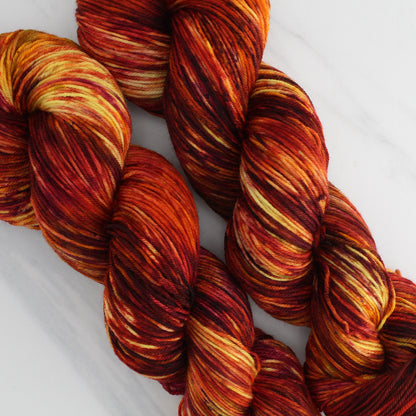 FIRE - Yarn Dyed to Order - Splashed and Speckled Yarn