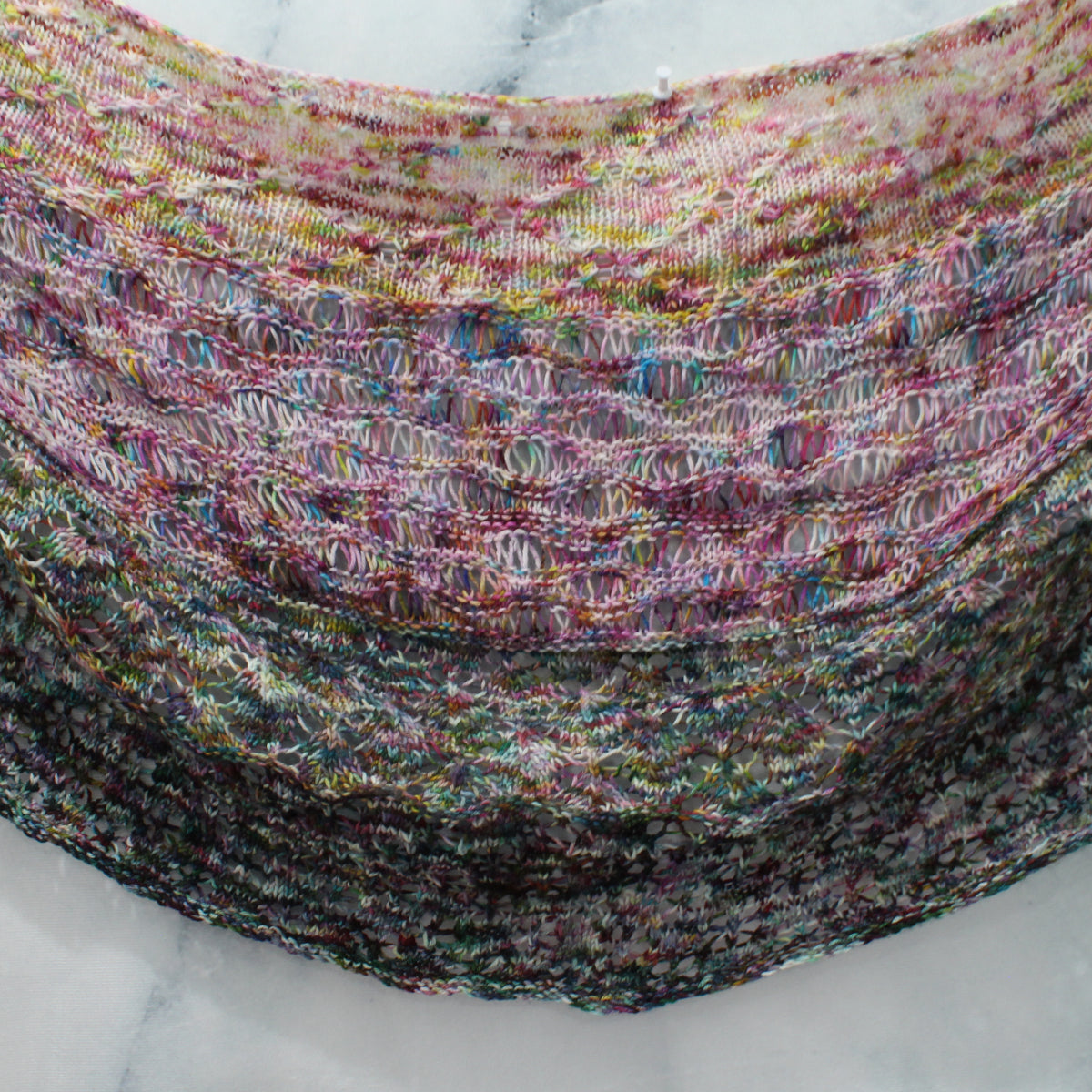 FOUR SEASONS RECTANGULAR WRAP KNITTING PATTERN FOR FINGERING-WEIGHT YARN
