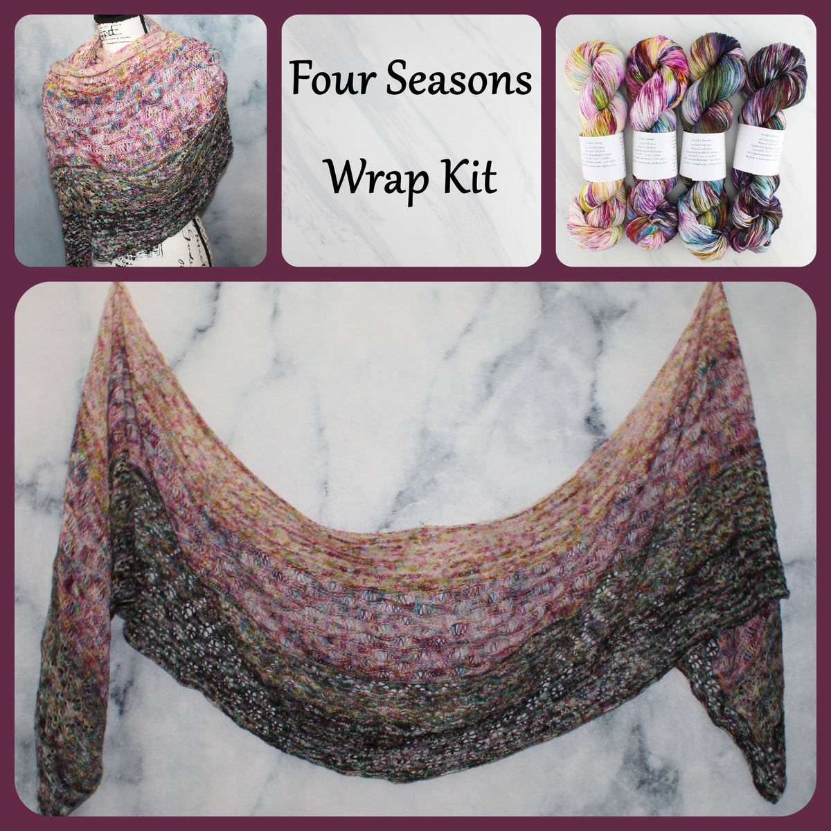 FOUR SEASONS RECTANGULAR WRAP KIT - Dyed to Order