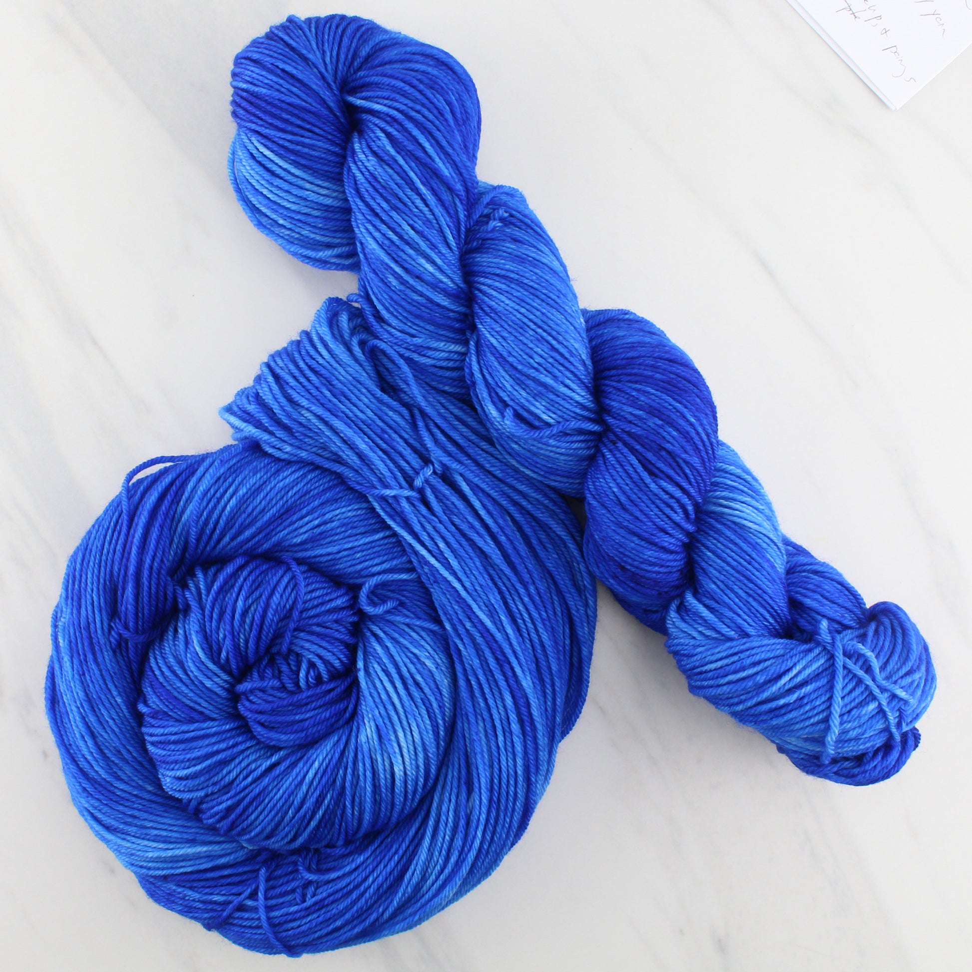 FREEDOM BLUE on Squoosh DK - Indie-Dyed Yarn - Purple Lamb