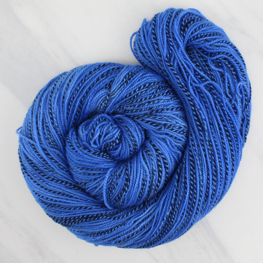 FREEDOM BLUE Indie-Dyed Yarn on Stained Glass Fingering