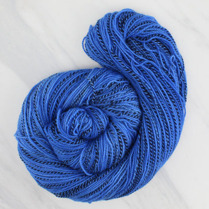 FREEDOM BLUE Indie-Dyed Yarn on Stained Glass Fingering