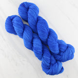 FREEDOM BLUE Indie-Dyed Yarn on Sock Perfection