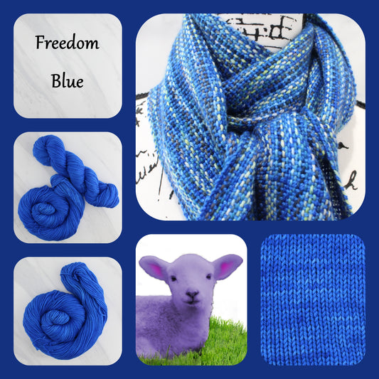 FREEDOM BLUE - Yarn Dyed to Order