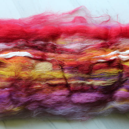 O'KEEFFE'S RED CANNAS Art Batts to Spin and Felt