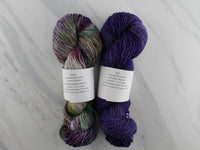 GIFT OF THE MERMAID by Lena Mathisson of Softyarn Designs - CURATED YARN SET #2 with Smitten and Regal on Sparkly Merino Sock