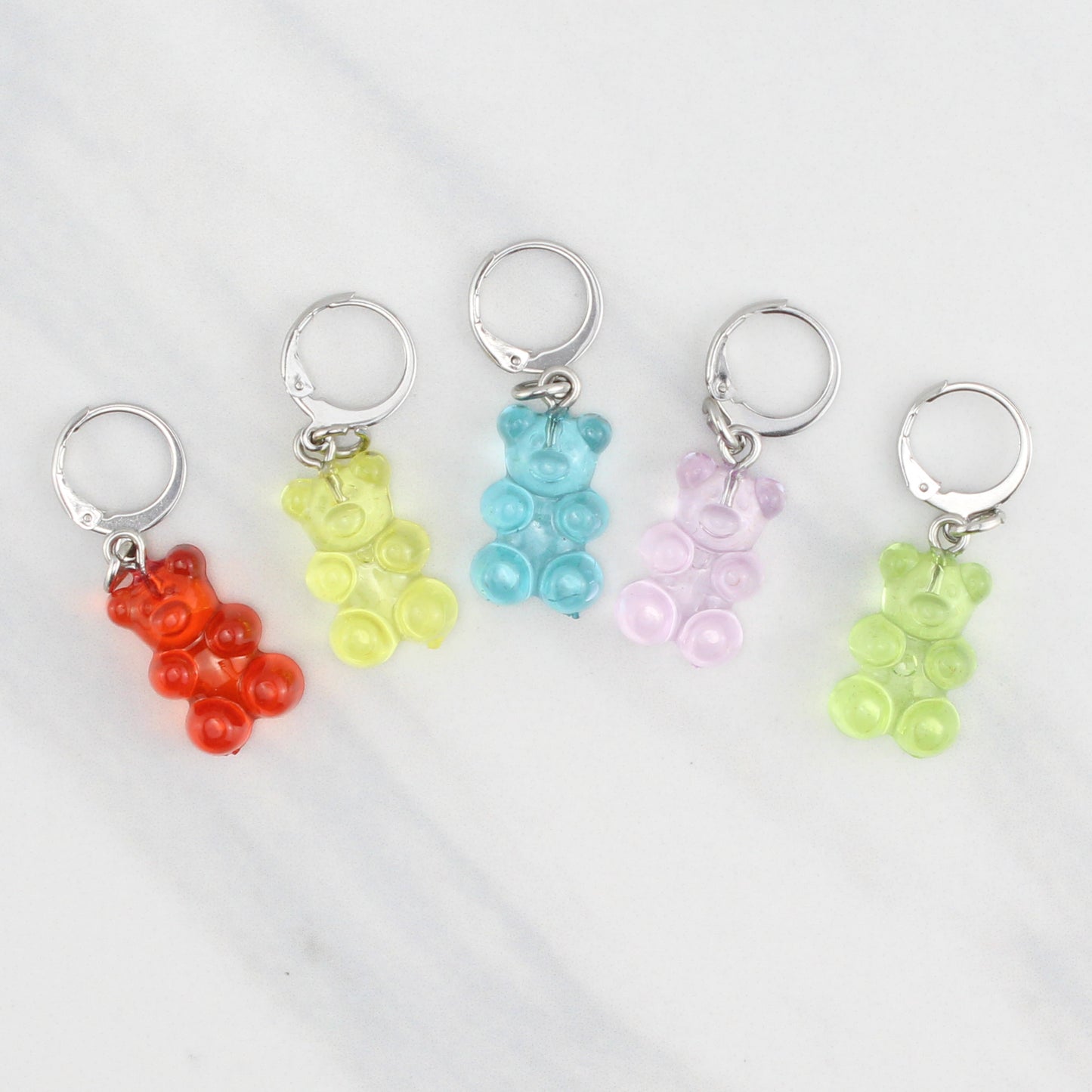 GUMMY BEAR STITCH MARKER SETS FOR KNITTING AND CROCHET