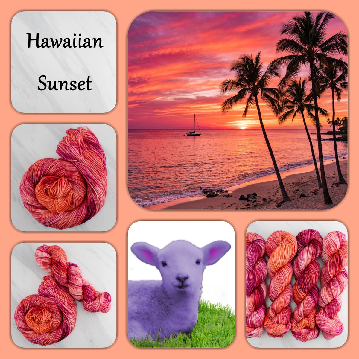 HAWAIIAN SUNSET - Yarn Dyed to Order