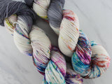 IT'S COMPLICATED Indie-Dyed Yarn on Feather Sock - Assigned Pooling Colorway