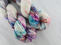 IT'S COMPLICATED Indie-Dyed Yarn on Feather Sock - Assigned Pooling Colorway