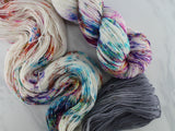 IT'S COMPLICATED Indie-Dyed Yarn on Feather Sock - Assigned Pooling Colorway