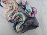 IT'S COMPLICATED Indie-Dyed Yarn on Feather Sock - Assigned Pooling Colorway