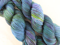 THE LAKE OF SHINING WATERS Indie-Dyed Yarn on Sock Perfection