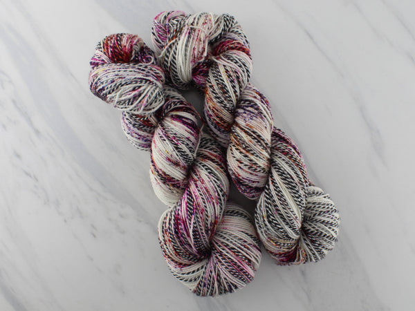 IMPRESSIONS OF AUTUMN Indie-Dyed Yarn on Stained Glass Sock