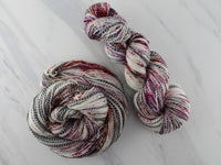 IMPRESSIONS OF AUTUMN Indie-Dyed Yarn on Stained Glass Sock