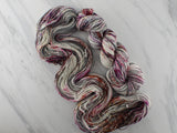 IMPRESSIONS OF AUTUMN Indie-Dyed Yarn on Stained Glass Sock