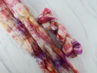 IMPRESSIONS OF AUTUMN Indie-Dyed Yarn on Suri Lace Cloud
