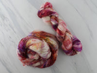 IMPRESSIONS OF AUTUMN Indie-Dyed Yarn on Suri Lace Cloud
