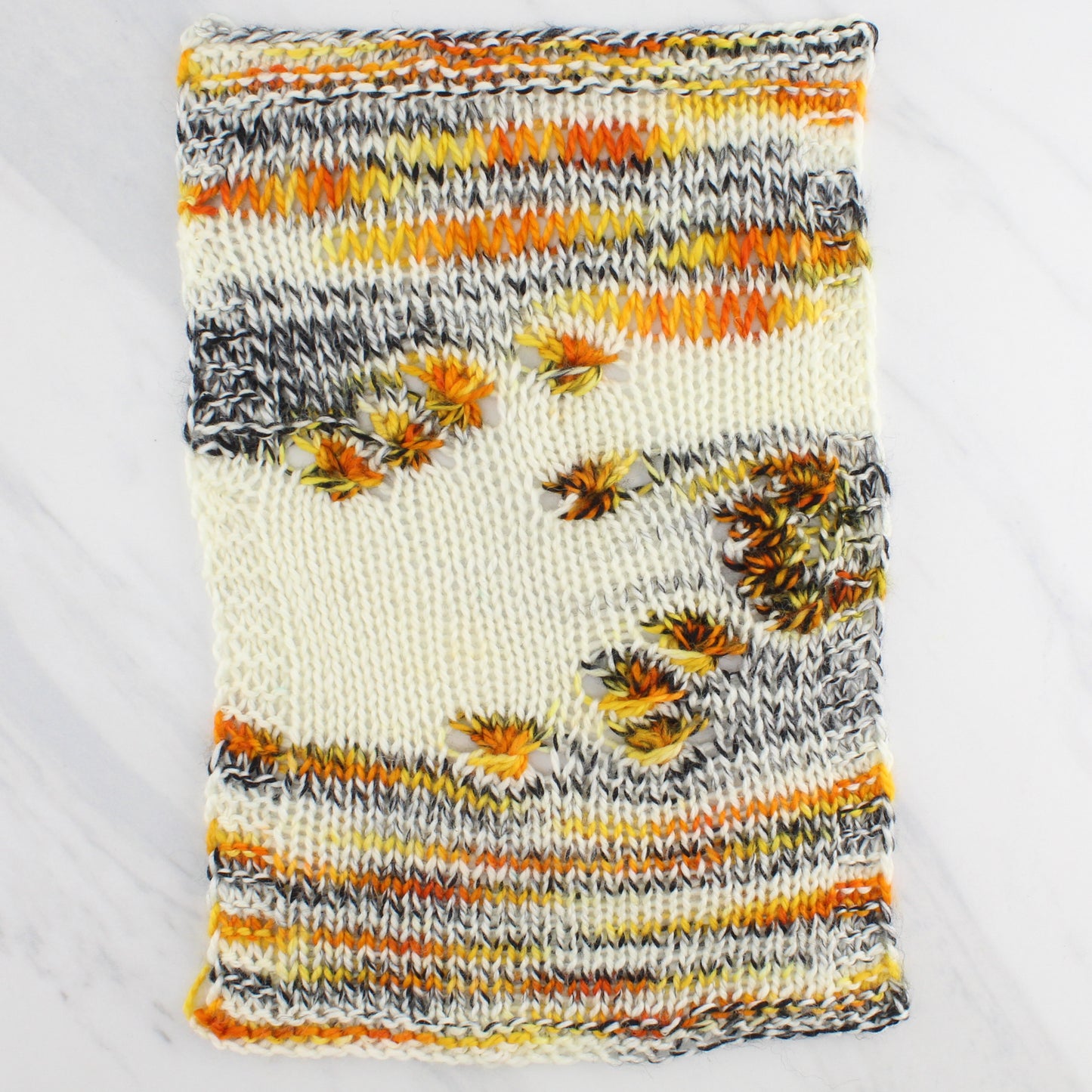 INDIAN JEZEBEL BUTTERFLY Hand Dyed on Stained Glass Fingering - Assigned Pooling Yarn