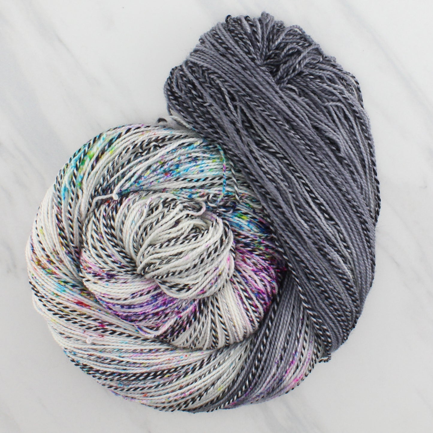 IT'S COMPLICATED Hand Dyed on Stained Glass Fingering - Assigned Pooling Yarn