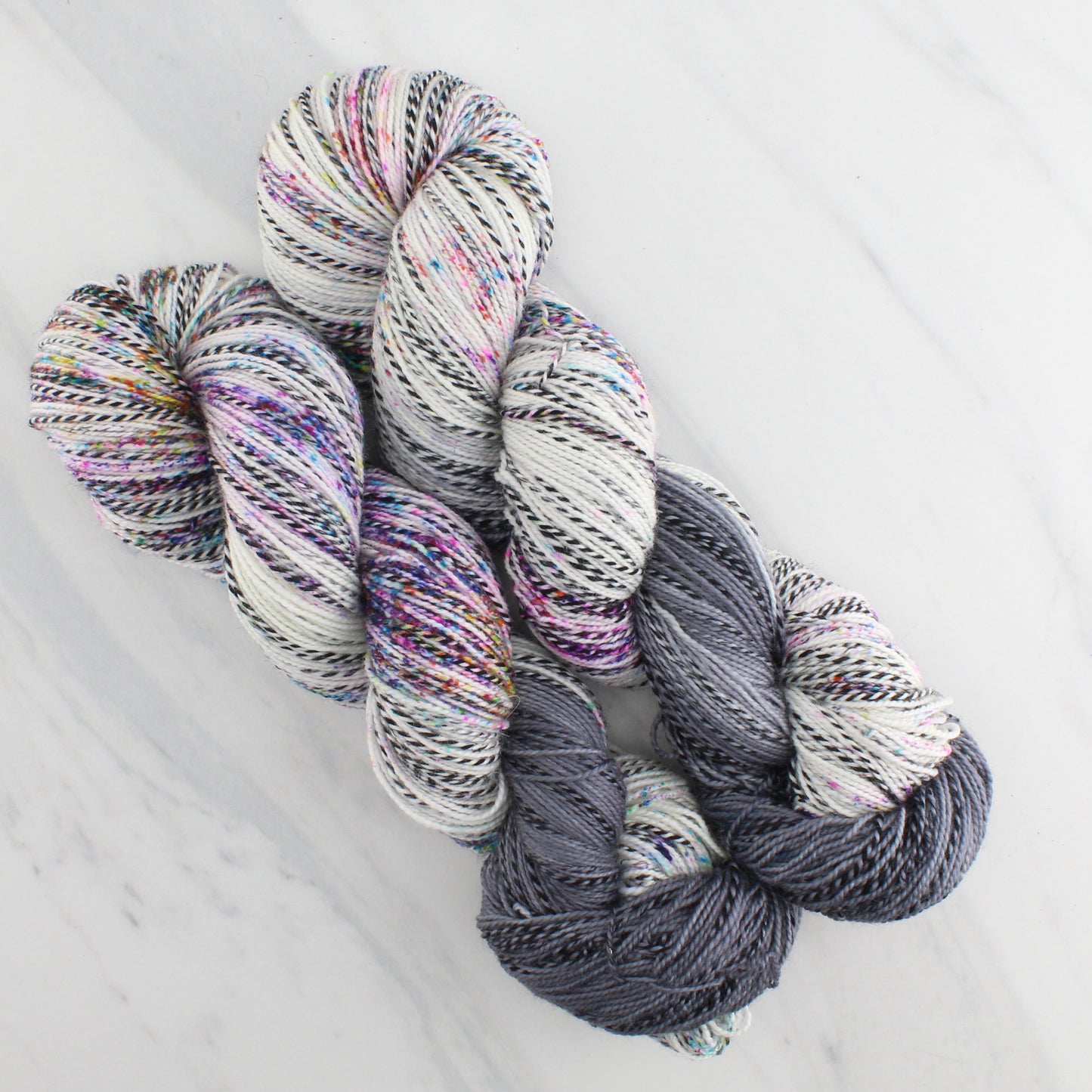 IT'S COMPLICATED Hand Dyed on Stained Glass Fingering - Assigned Pooling Yarn