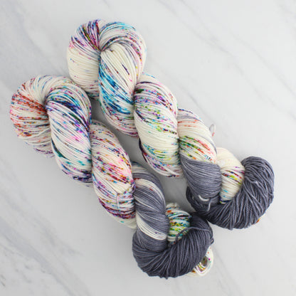 IT'S COMPLICATED Hand Dyed on Splendid Sport - Assigned Pooling Colorway