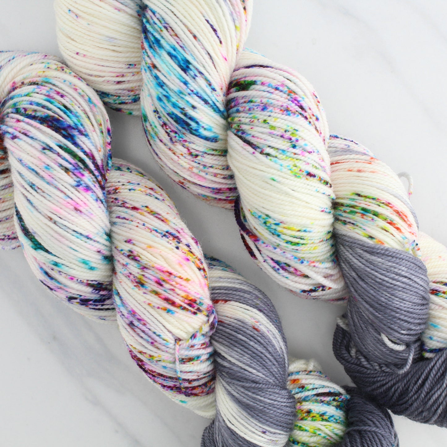 IT'S COMPLICATED Hand Dyed on Splendid Sport - Assigned Pooling Colorway