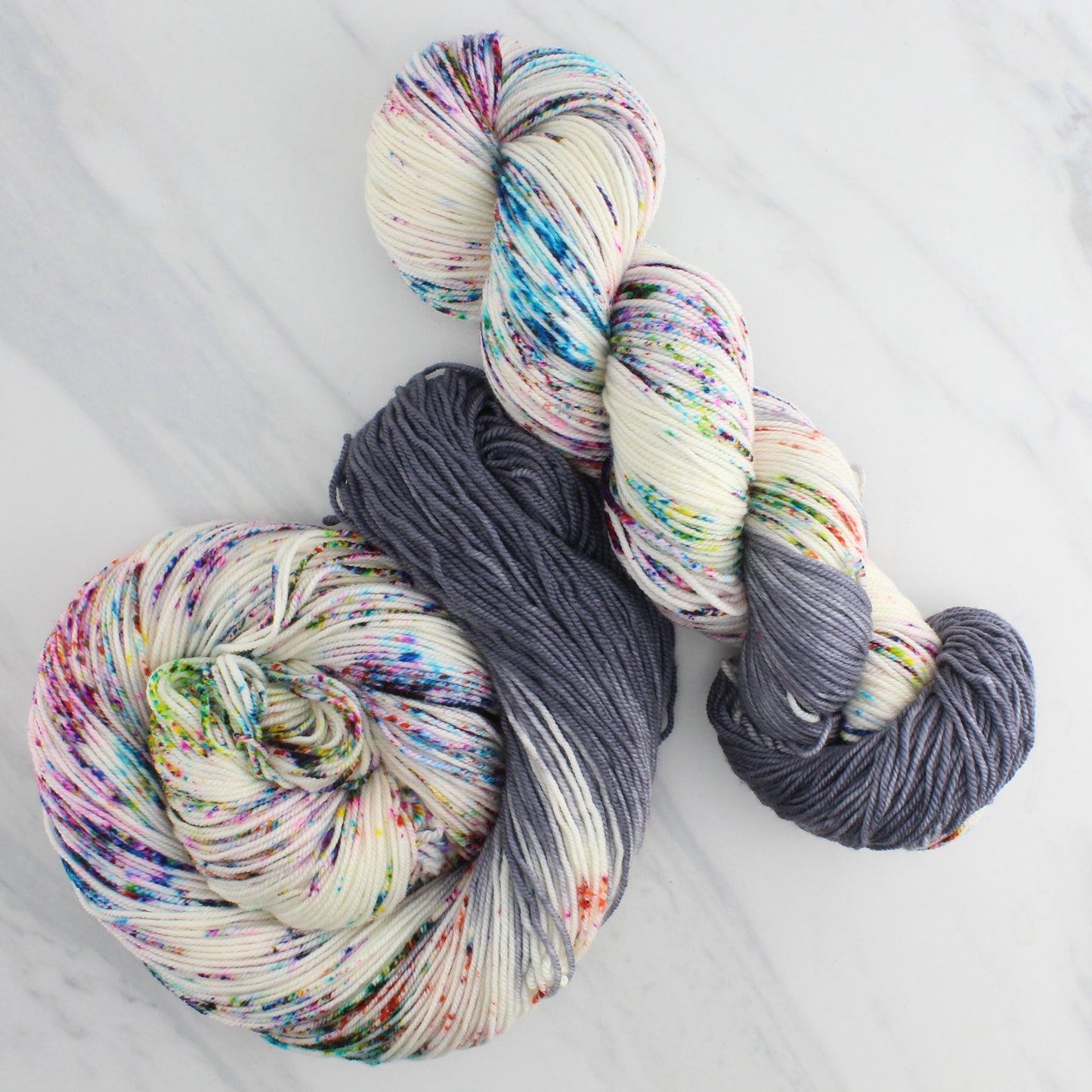 IT'S COMPLICATED Hand Dyed on Splendid Sport - Assigned Pooling Colorway