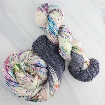 IT'S COMPLICATED Hand Dyed on Splendid Sport - Assigned Pooling Colorway