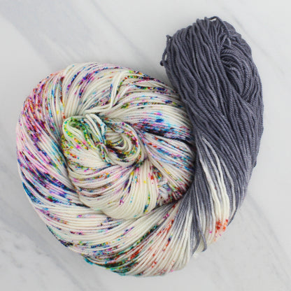 IT'S COMPLICATED Hand Dyed on Splendid Sport - Assigned Pooling Colorway