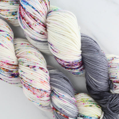 IT'S COMPLICATED Hand Dyed on Squoosh Worsted - Assigned Pooling Colorway