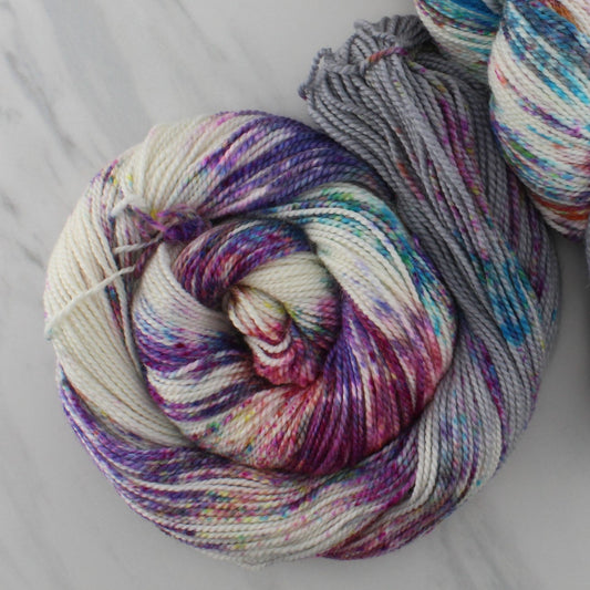 IT'S COMPLICATED on Buttery Soft DK - Assigned Pooling Colorway