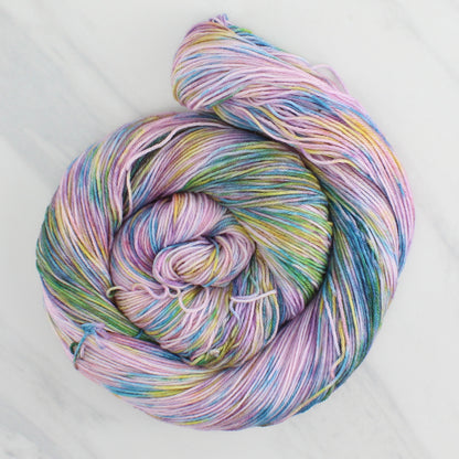 Jane Austen Collection - EMMA WOODHOUSE on Sock Perfection - Splashed and Speckled Colorway