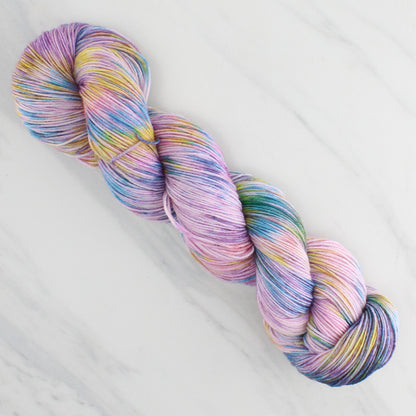 Jane Austen Collection - EMMA WOODHOUSE on Sock Perfection - Splashed and Speckled Colorway