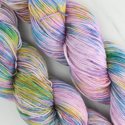 Jane Austen Collection - EMMA WOODHOUSE on Sock Perfection - Splashed and Speckled Colorway