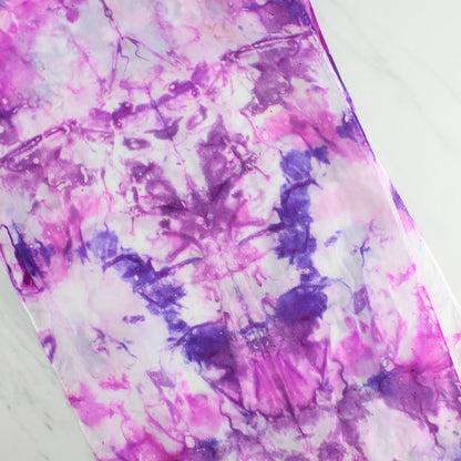 JULIET Hand-Dyed Silk Crepe Scarf - 11 x 60 inches