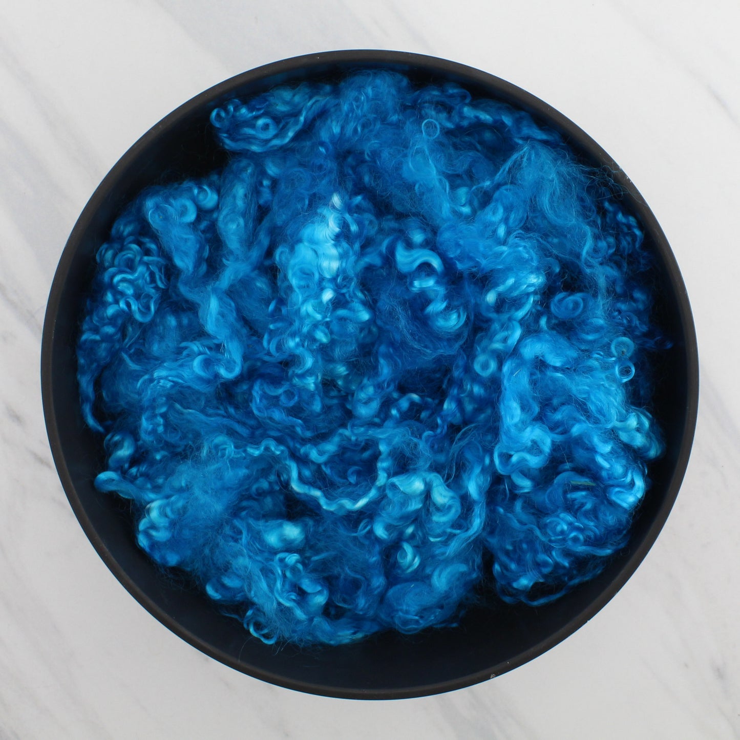 KID MOHAIR LOCKS in Caribbean Blue