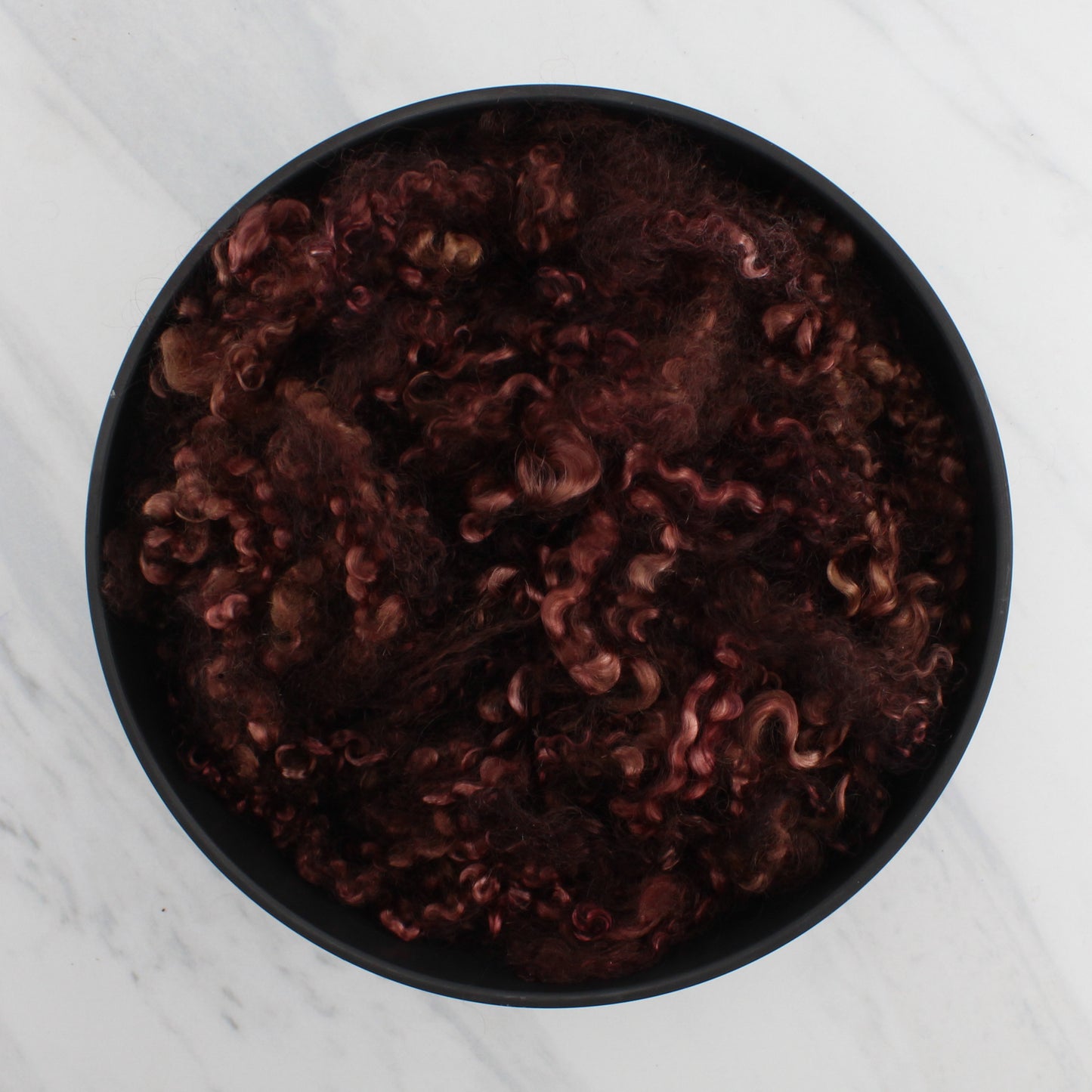 KID MOHAIR LOCKS in Chocolate